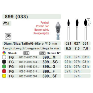 fresa a football 899