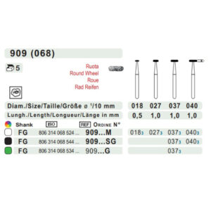 fresa a ruota 909