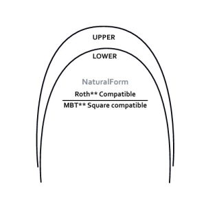 archi cu-niti naturalform superiore(solo pack)